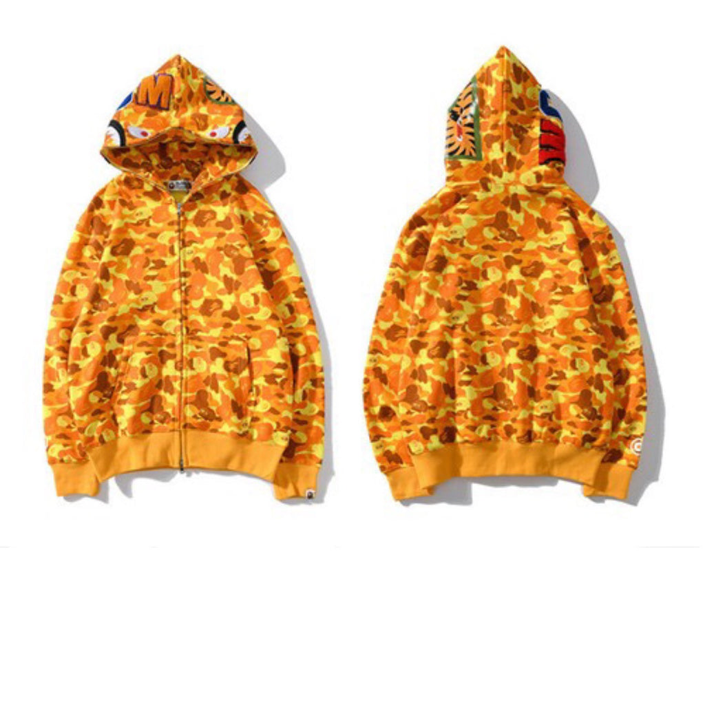 Yellow Bape shark hoodie pubg mobile