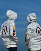 White bape shark hoodie pubg mobile