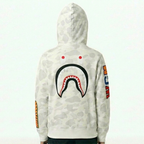 White bape shark hoodie pubg mobile