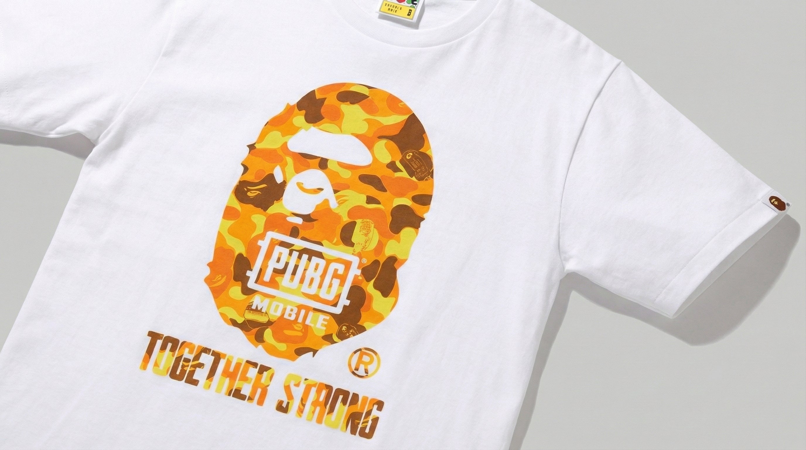 White Bape t-shirt pubg mobile