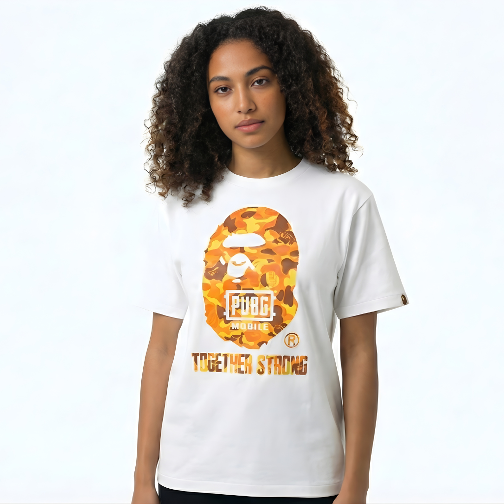 White Bape t-shirt pubg mobile