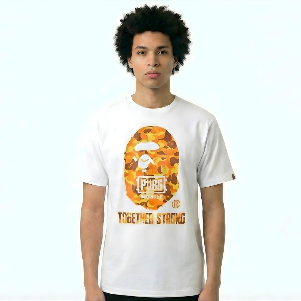 White Bape t-shirt pubg mobile